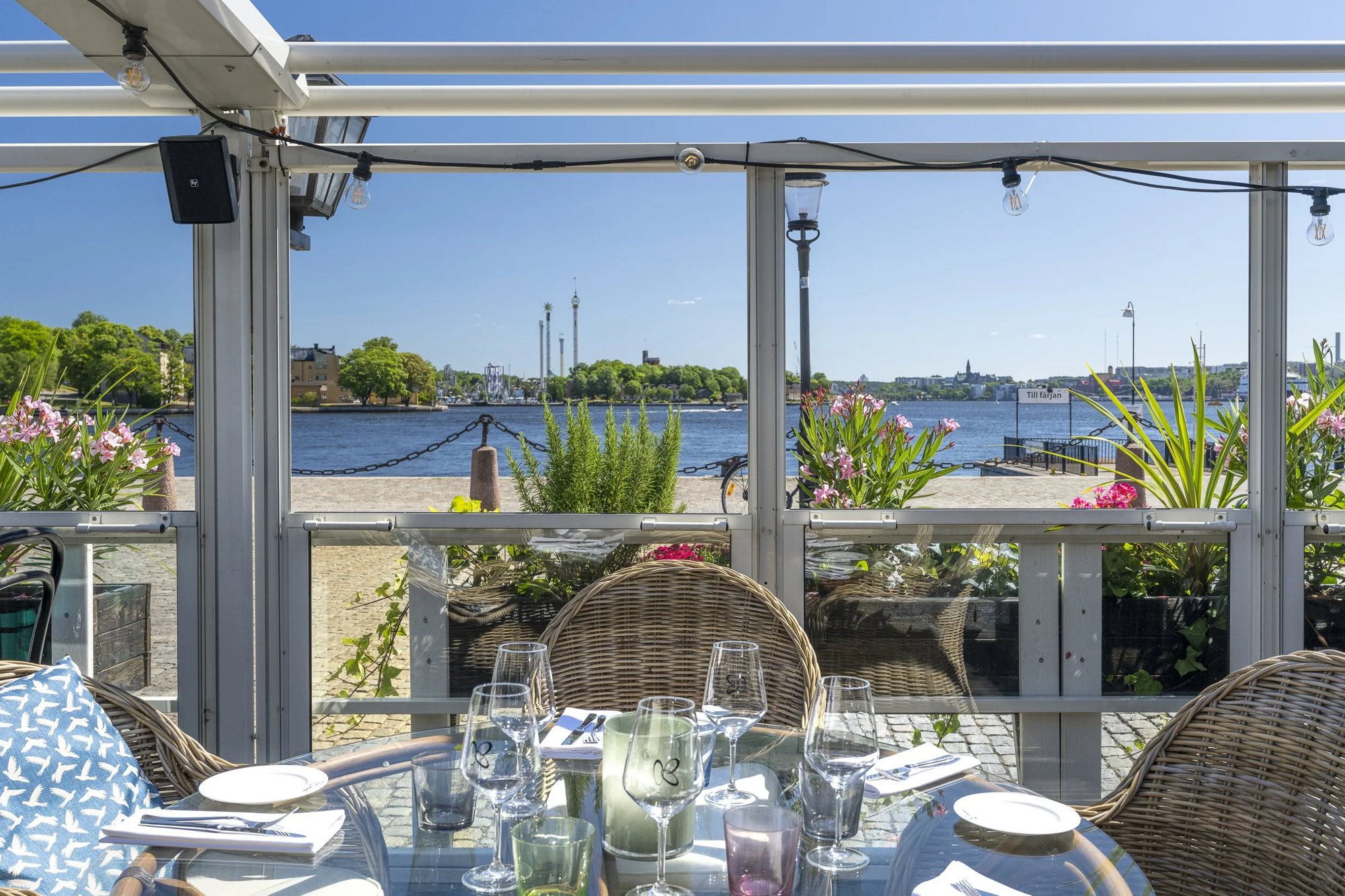 Terrassen mot Saltsjön